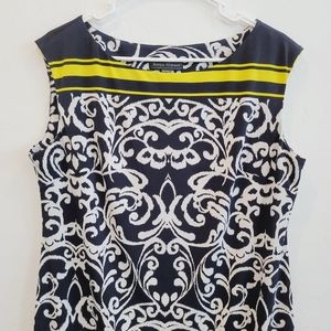 ⭐️Jessica Howard Paisley Print Sleeveless Sheath Dress Women's Size Large